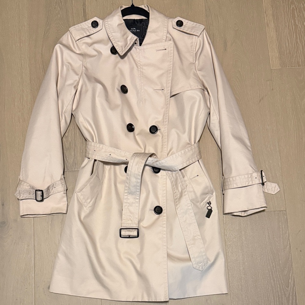 Coach Mid-Length Trench Coat